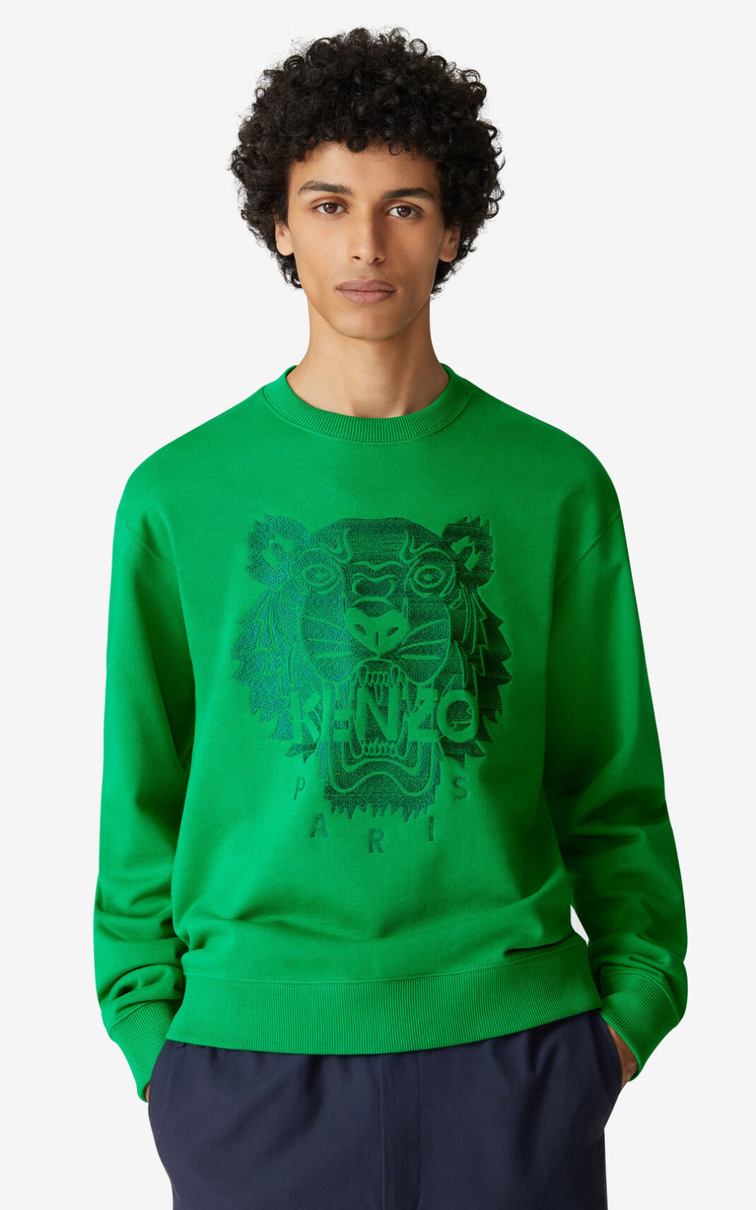 Kenzo Tiger Melegítő Felső Férfi Zöld | ID.721792